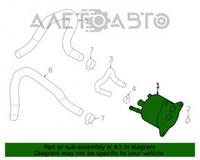 Radiator de ulei pentru cutia de viteze automata a Subaru Outback 20-