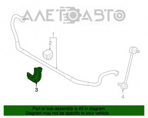 Скоба крепления переднего стабилизатора правая BMW 3 F30 12-18