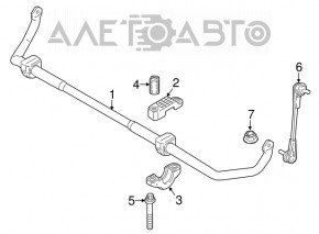 Стабилизатор передний BMW 7 G11 G12 16-22
