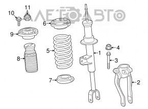 Amortizor fata dreapta BMW 5 G30 17-23 2.0T AWD BILSTEIN