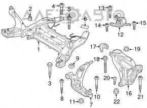 Maneta de urgență față dreapta BMW X1 F48 16-22