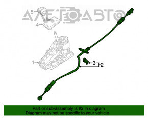 Cablu cutie de viteze Volvo XC90 16-22