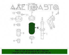 Arcul de suspensie din față dreapta pentru BMW X5 E70 07-13