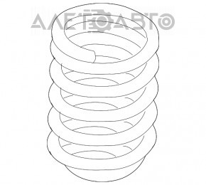 Arcul frontal stânga BMW 3 F30 12-18 awd