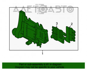 Placa de distribuție a bateriei Volvo XC90 16-22