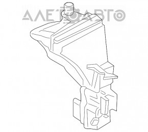 Бачок омывателя Volvo XC90 16-22 без горловины и датчика