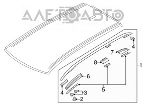 Рейлинги продольные Volvo XC90 16-22 хром