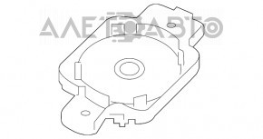 Difuzor central pentru torpila Volvo XC90 16-22