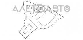 Suport de blocare capota stânga Volvo XC90 16-22 nou original OEM