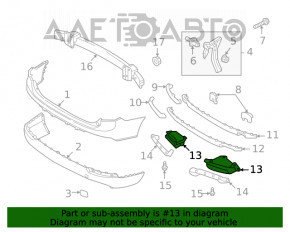 Capacul de evacuare stânga Volvo XC90 16-22 pe bara, crom