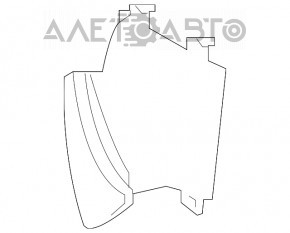 Deflectorul intercoolerului drept Volvo XC90 16-22