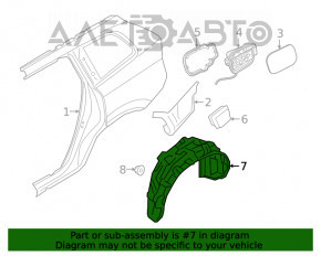 Aripa spate dreapta Volvo XC90 16-22