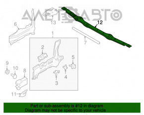 Capacul de protecție a aripioarei stângi a suspensiei față pentru Volvo XC90 16-22