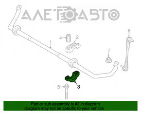 Скоба крепления переднего стабилизатора нижняя правая BMW 5 G30 17-23 RWD