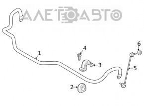 Stabilizatorul frontal pentru BMW X3 G01 18- s39