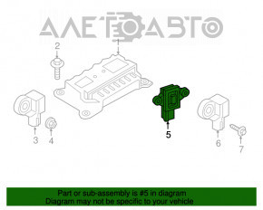 Senzor airbag frontal stânga Volvo XC90 16-22