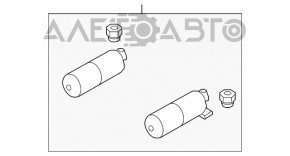 Receptorul suspensiei pneumatice dreapta pentru Volvo XC90 16-22