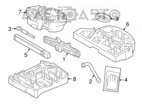 Palet pentru instrumente Volvo XC90 16-22