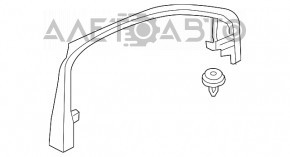 Накладка двери внутренняя передняя левая Volvo XC90 16-22 царапина