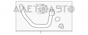 Compresorul-condensator al sistemului de aer condiționat pentru Volvo XC90 16-22 T5, T6