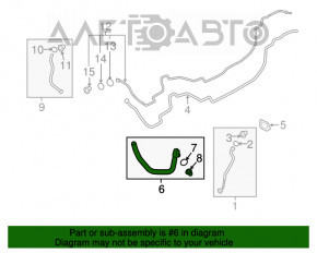 Compresorul-condensator al sistemului de aer condiționat pentru Volvo XC90 16-22 T5, T6