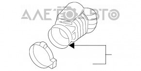 Воздуховод от фильтра Volvo XC90 16-22 T6