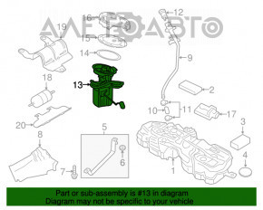 Топливный насос бензонасос Volvo XC90 16-22 T5, T6