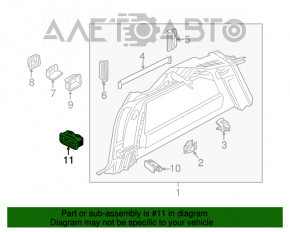 Butonul de închidere a portbagajului Volvo XC90 16-22