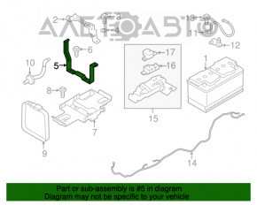 Suport baterie asamblat Volvo XC90 16-22