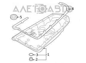 Palet ulei cutie de viteze automata Nissan Rogue 14-20, lovituri, zgarieturi