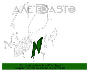 Geam electric cu motor dreapta fata Volvo XC90 16-22 cu panou