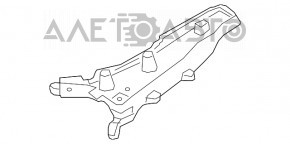 Suport aripi față stânga superioară Volvo XC90 16-22 nou OEM original