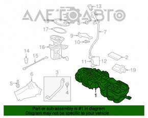 Rezervor de combustibil Volvo XC90 16-22