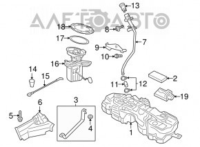 Rezervor de combustibil Volvo XC90 16-22