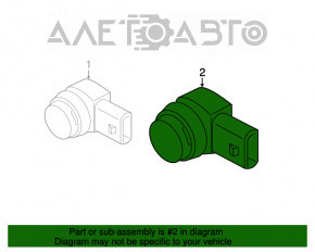 Senzor de parcare extern spate pentru Volvo XC90 16-22