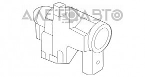 Supapa solenoidă a presiunii de vid a supapei de supraalimentare Volvo XC90 16-22