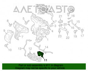 Supapa solenoidă a presiunii de vid a supapei de supraalimentare Volvo XC90 16-22