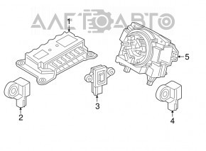 Senzor airbag ușă stânga Volvo XC90 16-22