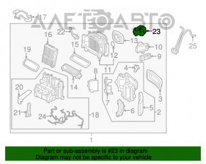 Актуатор моторчик привод печки Volvo XC90 16-22