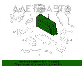 Canistra cu absorbant de cărbune Kia Optima 14-15 2.4