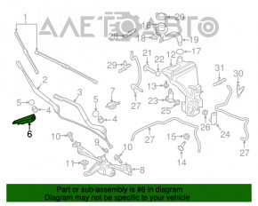 Injectoarele de spălare a parbrizului dreapta pentru Volvo XC90 16-22 cu încălzire.