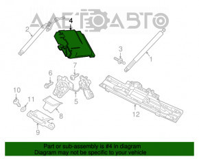 Blocul de control al portbagajului Volvo XC90 16-22