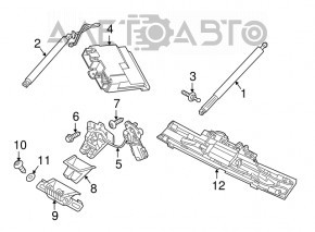 Blocul de control al portbagajului Volvo XC90 16-22