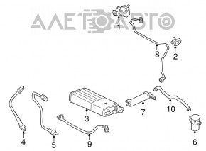 Canister cu amortizor de carbon Hyundai Tucson 16-20 nou original OEM