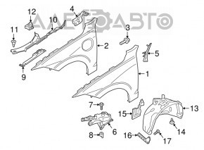 Protecția arcului lateral dreapta pentru Volvo XC90 16-22