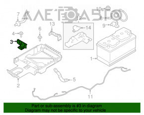 Suport baterie Volvo XC90 16-22