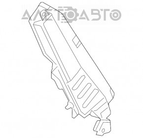 Airbagul pentru scaunul din stânga al Volvo XC90 16-22.