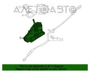 Шифтер КПП Volvo XC90 16-22