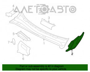 Garnitura ștergătoarelor de parbriz stânga Volvo XC90 16-22