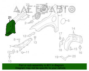 Capota motorului dreapta față Volvo XC90 16-22